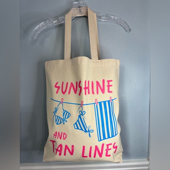 Handmade Handbags - Canvas Tote Bag in Natural Cream Beach Swimsuits Beach Towels Groceries Handmade